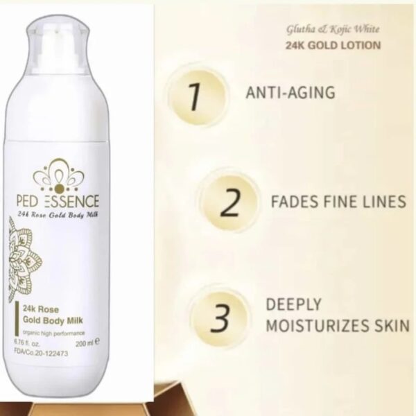 PedEssence - 24K Rose Gold Body Milk - Image 7