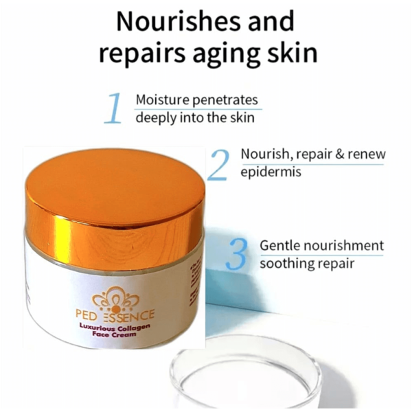 PedEssence - Luxurious Collagen Face Cream - Night - Image 8