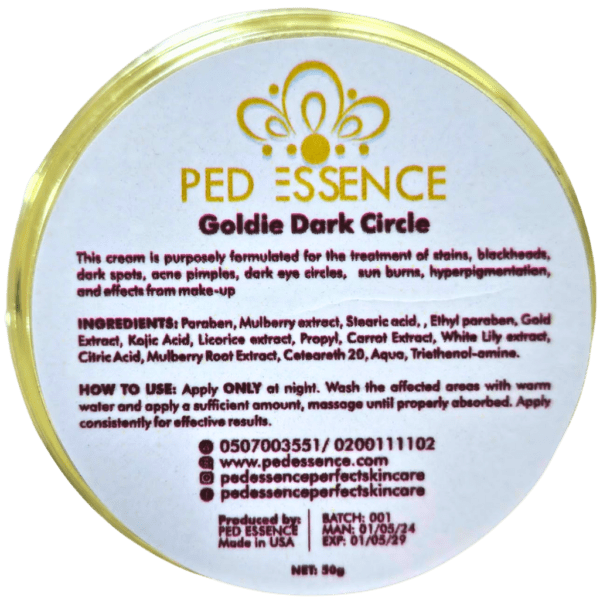 Pedessence - Goldie Dark Circle